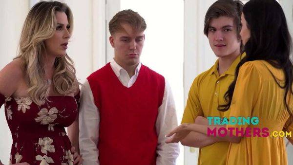 Stepmom Swap: Kayla Paige Fucks Step Sons in Wild Family Orgy - veryfreeporn.com on poweredporn.com