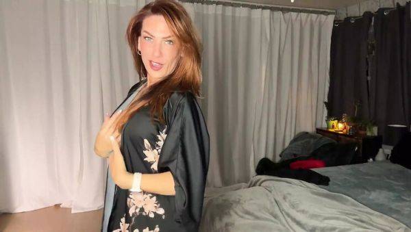 Redhead MILF TrophyWifeNat Teases in HD Solo JOI with Big Tits - veryfreeporn.com on poweredporn.com