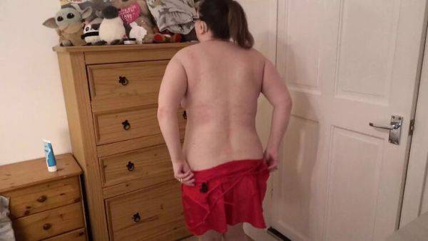 Blonde Wife Teases with Butt Plug in Stockings - porntry.com on poweredporn.com