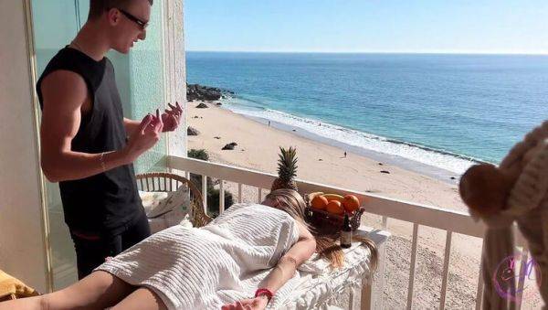 Sexy Blonde Teen Gets Hot Massage from On-Call Masseur - Spirite Moon - porntry.com on poweredporn.com