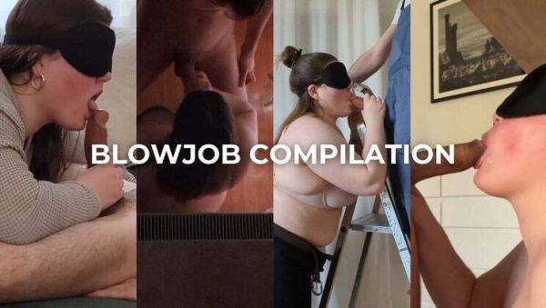 Best Blowjob Compilation: Sloppy Deep Throat & Big Tits - German Amateur Couple - porntry.com - Germany on poweredporn.com