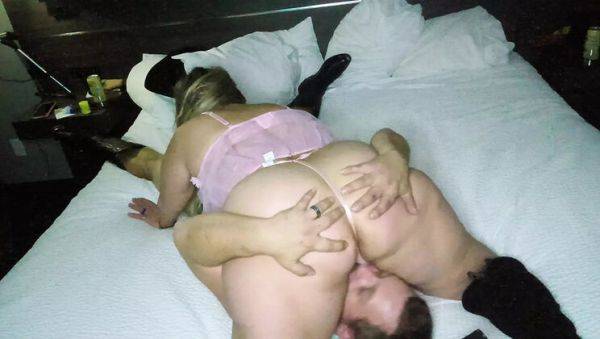 Hotel Room Fun with Jack Iron and Hot Wife - Blowjob & Pussy Eating - xxxfiles.com - Usa on poweredporn.com