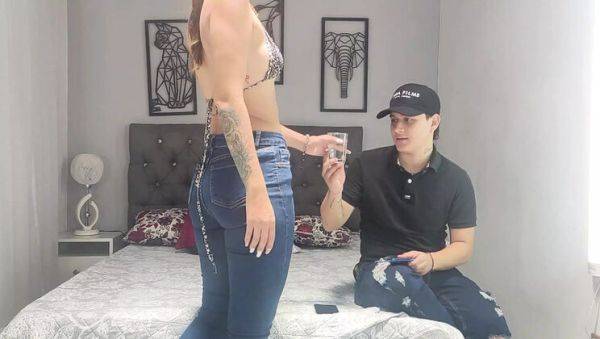 Hot Latina Teen Gets Hardcore Anal Fuck from Cell Phone Engineer - veryfreeporn.com on poweredporn.com