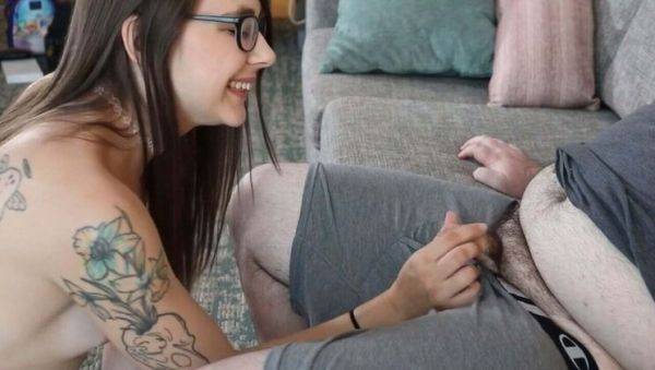 Cici Shellz Teases Him Into Revealing His Tiny Dick Secret - Small Penis Humiliation & Handjob Fun - porntry.com on poweredporn.com