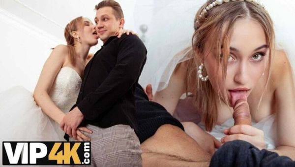 Hot Bride in Wedding Dress Takes Two Cocks Before Marriage - HD 1080p - xxxfiles.com - Russia on poweredporn.com
