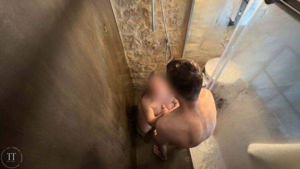 Stepsister Gets a Surprise Shower Blowjob - Big Tits & Big Cock Action - veryfreeporn.com - Germany on poweredporn.com