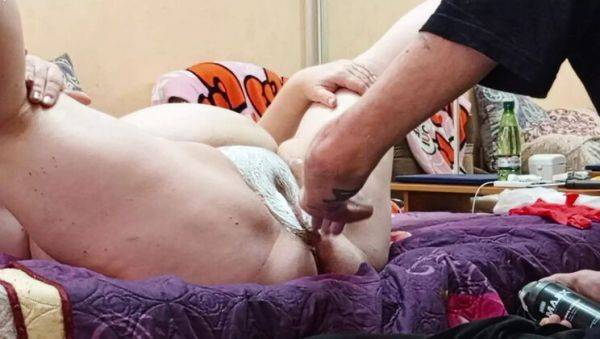 Shaved MILF Mother-in-Law Gets Fisted & Squirts Hard - Homemade Russian BBW - porntry.com - Russia on poweredporn.com