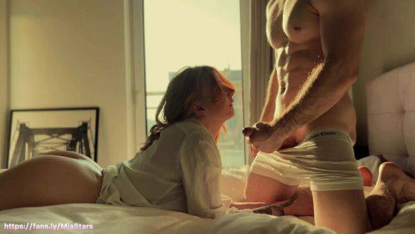 Hot Blonde Cowgirl Fucks Hard and Cums Loud - Big Tits & Tight Pussy - porntry.com - Russia - Poland on poweredporn.com