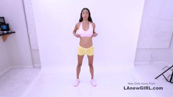 Cutie Pie Has A Hard Time Not Cumming Too Fast - videomanysex.com on poweredporn.com