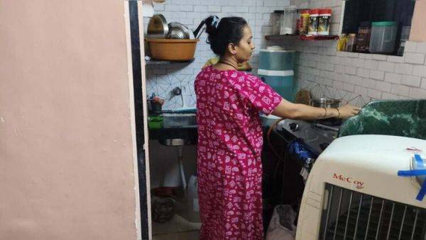 Indian Maid Saree Lift in Kitchen - Hot Desi Sex with Sagita Sharm - porntry.com - Russia - India on poweredporn.com