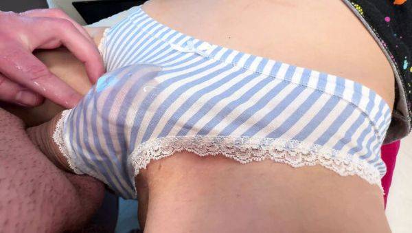 Amateur Teen Gets Creampie While Friend Rubs Her Pussy Through Panties - POV Big Cock Action - xxxfiles.com - Ukraine on poweredporn.com