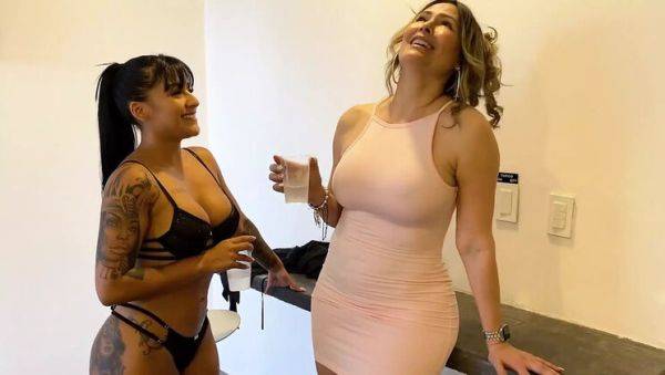 Monique Fuentes and Mariana Martix in First Lesbian Sex - Big Tits MILF and Latina Passion - porntry.com - Colombia on poweredporn.com