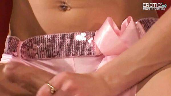 Hot Blonde German MILF Aaliyah Jolie Gives a Commanding Handjob and Cumshot - porntry.com - Germany on poweredporn.com