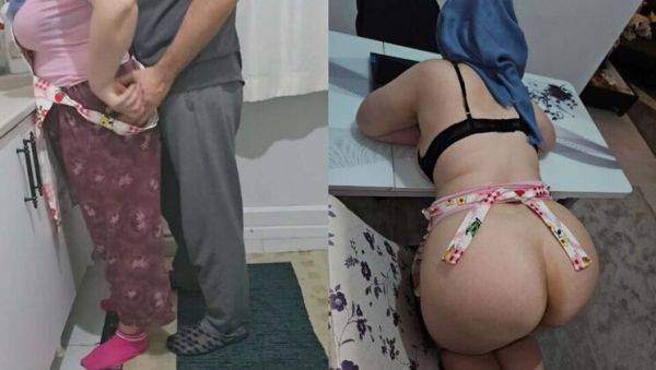 Stepmom Fucks Step Son in Kitchen - Turkish Amateur Homemade MILF - porntry.com - Turkey - Egypt on poweredporn.com