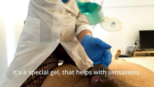 Gentle Doctor Fixes My Sensitivity Problem with Big Cumshot - MILF in Stockings - porntry.com - Argentina on poweredporn.com