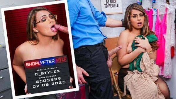 Desperate Librarian Caught Shoplifting Gets Sexy Cavity Search by Cops - Nicky Rebel & C. StyleX - veryfreeporn.com on poweredporn.com