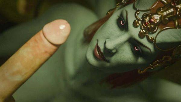 Demon MILF Sucks Big Black Cock Deep in Hot 3D Animation - xxxfiles.com - India on poweredporn.com