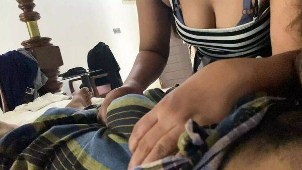 Wife's Sister Sneaks In Room, Takes Husband's Cock Between Her Big Natural Tits - Arabicqueen Cheating Fun - porntry.com - Sri Lanka on poweredporn.com