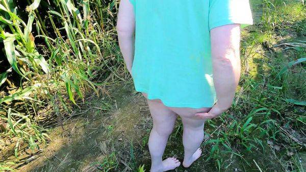 Big Tits Slapped Hard in Cornfield - Outdoor Public BDSM Punishment - xxxfiles.com - Germany on poweredporn.com