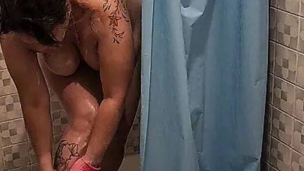 Hot Step Mom Caught in Shower by Step Son - Big Tits Latina MILF Squirting - xxxfiles.com - India - Peru on poweredporn.com