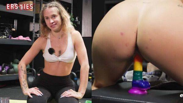 Fit Gym Girl Nina J Gets Intense Solo Action in the Gym - German Amateur Masturbation - xxxfiles.com - Germany on poweredporn.com