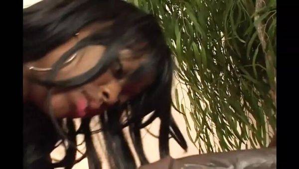 Hot Vintage Movie: Melrose Foxxx Takes Black Dick - Blowjob & Cumshot - xxxfiles.com on poweredporn.com