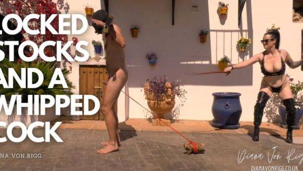 Mistress Diana Von Rigg Whips Slave's Cock & Balls in Outdoor BDSM Punishment - xxxfiles.com on poweredporn.com