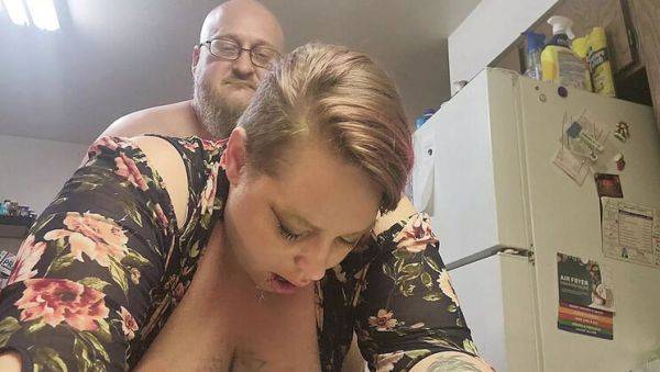 Kitchen Slut Wife Fucked Hard - Big Natural Tits & Deep Throat - xxxfiles.com - Usa on poweredporn.com