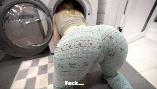 Step Bro Creampies Step Sister Stuck in Washing Machine - Jenny Lux Fucked Hard - xxxfiles.com on poweredporn.com