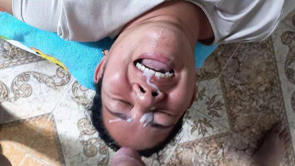 Valkyrieandluigy Takes a Huge Facial - Cum Covered Face & Swallowing Loads - xxxfiles.com - Germany - Colombia on poweredporn.com