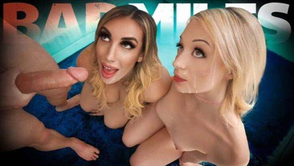 Sex Teacher Says Stepdad's Dick is Best - Cecelia Taylor & Mia James Fuck Hard - xxxfiles.com on poweredporn.com