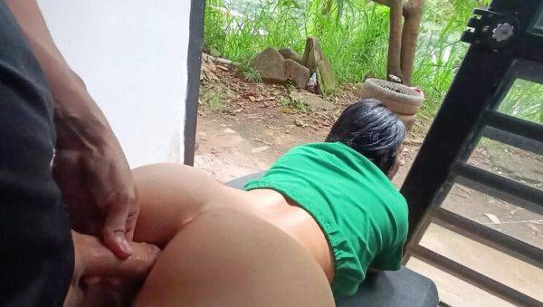 Hot Latina Neighbor Fucks Me Rough in the Garden - Anal Creampie & Big Ass Action! - veryfreeporn.com - Colombia on poweredporn.com