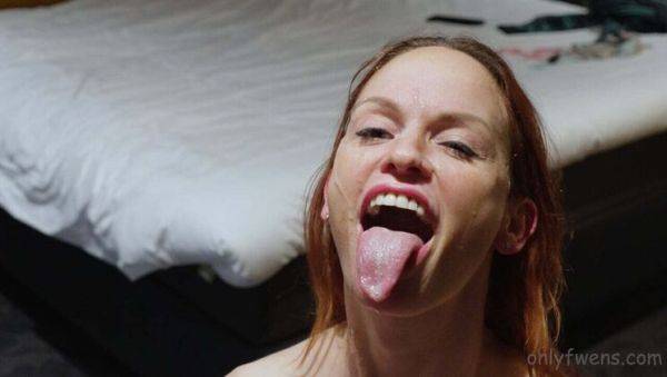 Amateur MILF model gets a massive facial after hot hotel sex with big dick - porntry.com - Netherlands on poweredporn.com