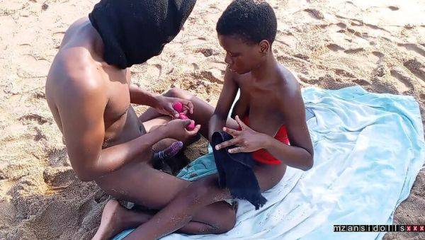 18yo Black Teen Fucked Hard on Beach - Amateur Missionary Sex - porntry.com - South Africa on poweredporn.com