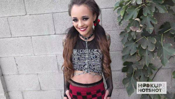 Goth Latina Holly Hendrix Takes Rough Anal & Sloppy Blowjob in Wild 4K Scene - porntry.com on poweredporn.com