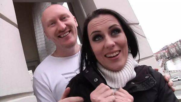 Hot Threesome Anal with Petite Girls Lucy Bell & Mea Melone - Big Cock DP & Cum in Mouth - porntry.com - Germany on poweredporn.com