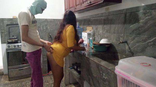 I Pay My Horny Stepsister A Visit In The Kitchen And She Sucks My Balls - 18 Years - desi-porntube.com - India on poweredporn.com