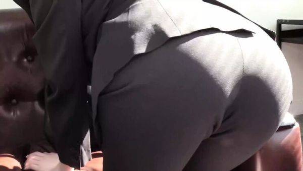 Office Boss Sara Haneda Gets Facial & Cumshot in Standing Fuck - Low Angle Panty Flash - veryfreeporn.com on poweredporn.com