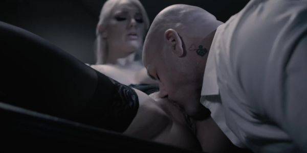 Busty blonde MILF licked well ahead of trying the man's cock the hard way - alphaporno.com on poweredporn.com