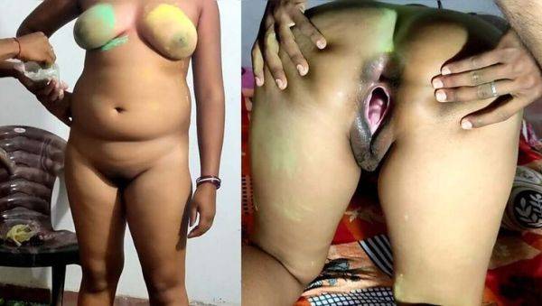 Indian Holi Special Fuck - Desi Bhabhi Hardcore Sex in Hindi 4K - veryfreeporn.com - India on poweredporn.com