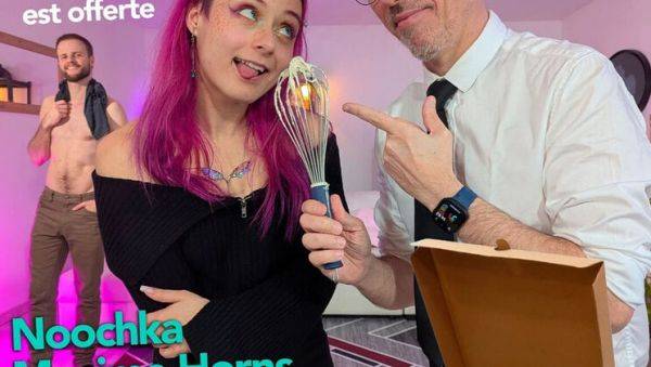 Noochka Gets Rough Pegging & Creampie Next to Her Date - French Amateur Fuck - veryfreeporn.com - France on poweredporn.com