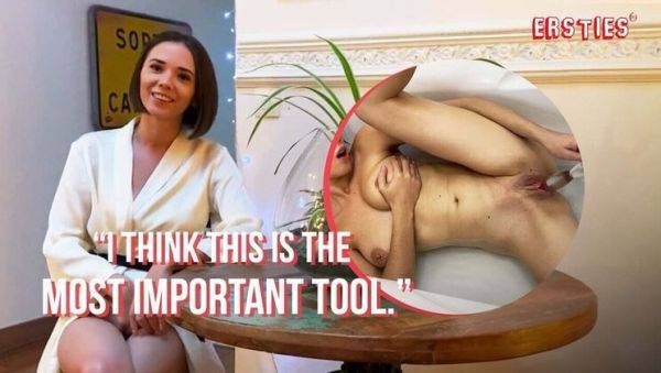 Hot German Amateur Eve Sweet Fingers Her Wet Pussy in Bathtub Before Using Glass Dildo - porntry.com - Germany on poweredporn.com