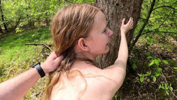 Blonde Teen Bikergirl Fucks Outdoors - Cum in Mouth & Doggy Style - veryfreeporn.com - Germany on poweredporn.com