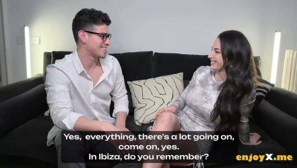 Hot Spanish babe Medusa fucks Jason Carrera in the kitchen - big tits, blowjob, and doggystyle action! - xxxfiles.com - Spain on poweredporn.com