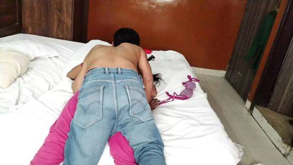 Bhaiya Fucks His Sali Hard in Doggystyle - Big Tits Desi Girl Moans Loud - xxxfiles.com - India on poweredporn.com