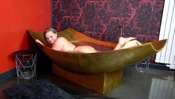 Hot German Teen Lina Mila Fucks in Bathtub - Big Ass Doggy & Cum in Mouth Swallow - porntry.com - Germany on poweredporn.com