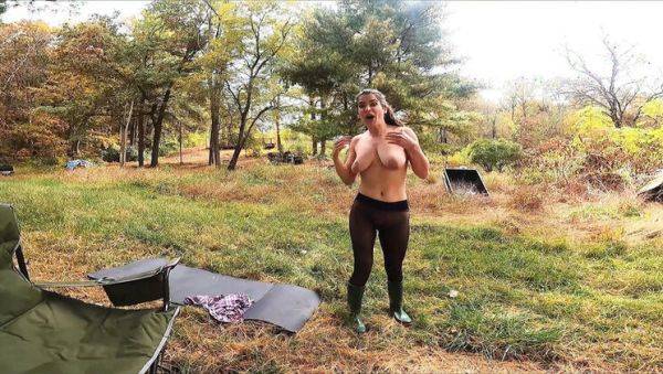 Hot Stepmom Flashes Her Tight Pantyhose Ass While Camping - Sammi Starfish - xxxfiles.com - Usa on poweredporn.com