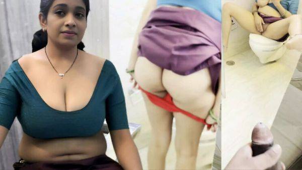 Desi Bhabhi Caught Changing Clothes - Doggy Fuck & Pee in Bathroom - xxxfiles.com - India on poweredporn.com