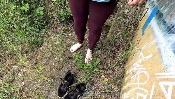 Big Tits Slapped Hard with Clamps - Rough Outdoor BDSM Punishment - xxxfiles.com - Germany on poweredporn.com