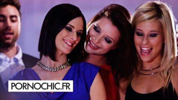 Hot Brunette Claire Castel Gangbanged by 4 Guys - Rough DP & Anal Orgy - veryfreeporn.com - France on poweredporn.com